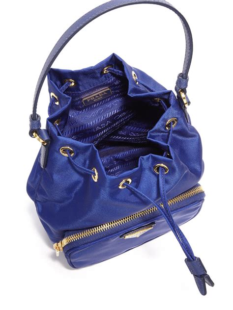 prada royal blue bag|prada blue nylon bag.